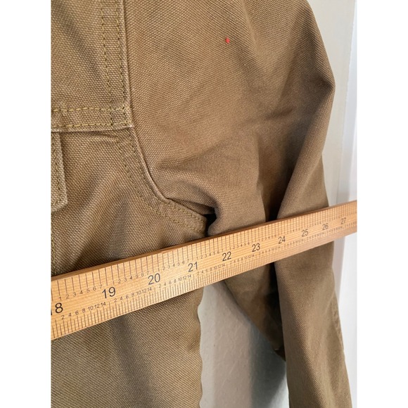 Levi's Sherpa Trucker Jacket Fleece Lined Warm Brown Coat Size M - Picture 4 of 6